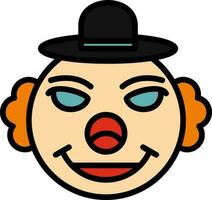 Clown Vector Icon Design