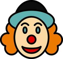 Clown Vector Icon Design