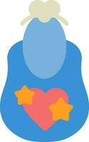 Baby bib Vector Icon Design