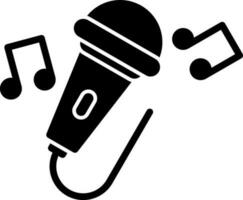 Singing Vector Icon Design