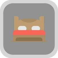 Bed Vector Icon Design