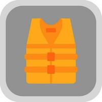 Life jacket Vector Icon Design