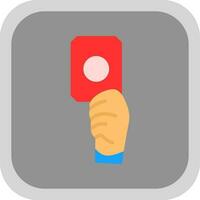 Red card Vector Icon Design