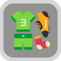 Football uniform Vector Icon Design