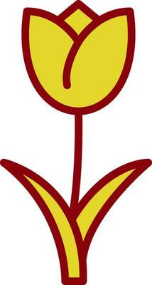 Tulips Vector Icon Design