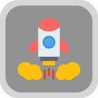 Rocket launch Vector Icon Design