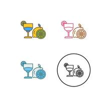 Lime Juice Vector Icon