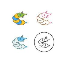 Shrimp Vector Icon