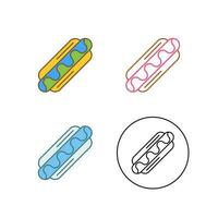 Hotdog Vector Icon