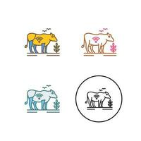 Cattle Vector Icon