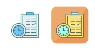 Time Planing Vector Icon