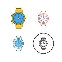 icono de vector de reloj de pulsera