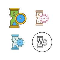 Time is Money Vector Icon