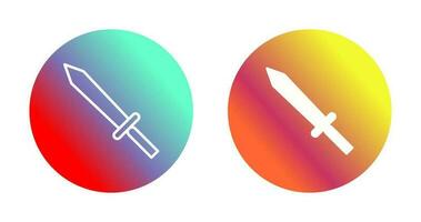 Unique Sword Vector Icon