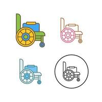 Wheelchair Vector Icon