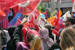 Turquía Estanbul 12 mayo 2023. elecciones Campaña para presidente tayyip Erdogan . foto