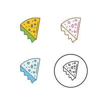 Pizza Slice Vector Icon