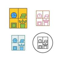 Bookshelf Vector Icon