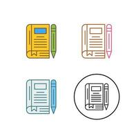 Diary Vector Icon