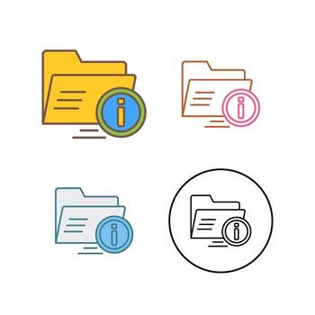 icono de vector de carpeta