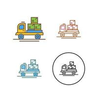 Delivery Truck Vector Icon