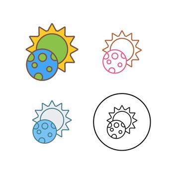 Eclipse Vector Icon
