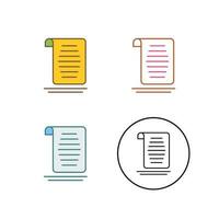 Document Vector Icon