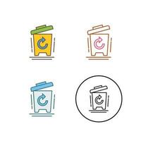 Bin Vector Icon