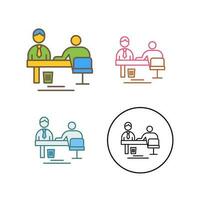 Evaluating work Vector Icon