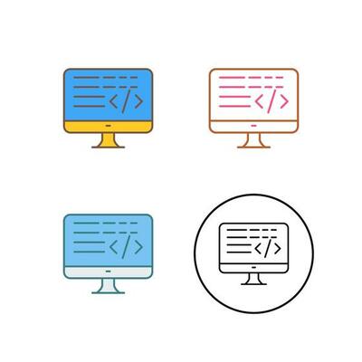 Coding Vector Icon