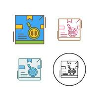 icono de vector de código de seguimiento