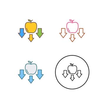 icono de vector de gravedad