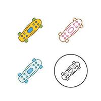 Skateboard Vector Icon