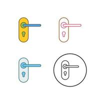 Door Lock Vector Icon