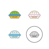 Pie Vector Icon