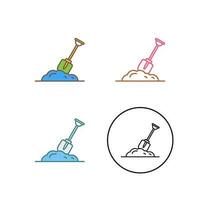 Digging Vector Icon