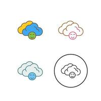 Cloudy Vector Icon