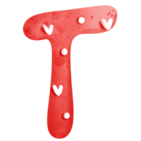 Valentinstag Alphabet t png