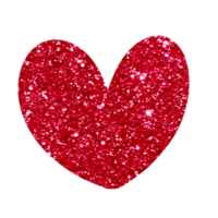 glitter heart cartoon png