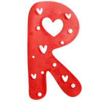 Valentin alphabet r png