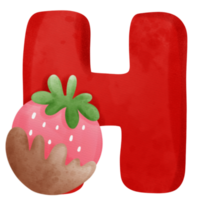 valentine alphabet H png