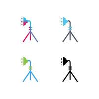 Unique Light Stand Vector Icon