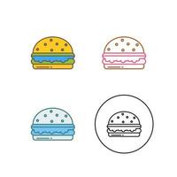 Burger Vector Icon