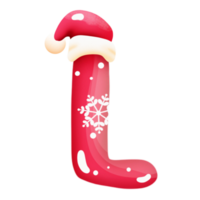 Navidad alfabeto l png