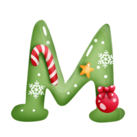 xmas alfabet m png