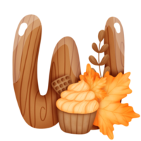 l'automne alphabet w png