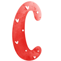 valentine alfabet c png