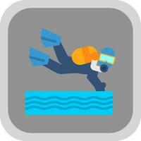 Scuba dive Vector Icon Design