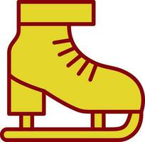 Ice skate Vector Icon Design