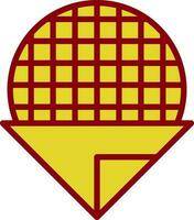 diseño de icono de vector de stroopwafel